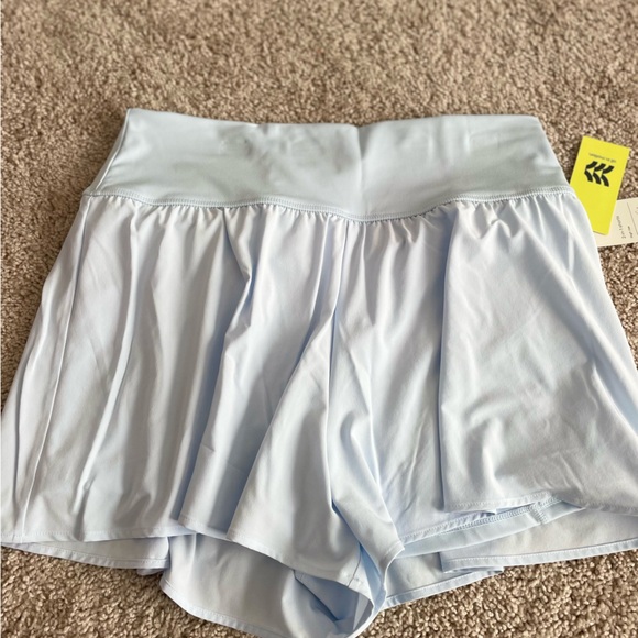 all in motion Pants - All in Motion Light Blue Athletic Shorts Women’s Size Large NWT
